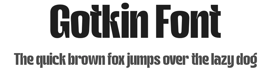 Gotkin Font by Megatype — Sans Serif Font