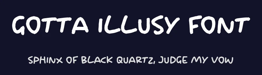 Gotta Illusy Font by Anxietype Foundry — Decorative Font — thumbnail 2