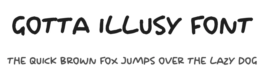 Gotta Illusy Font by Anxietype Foundry — Decorative Font