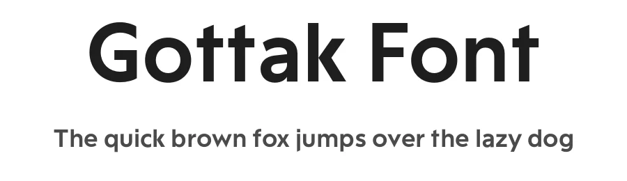 Gottak Font by atipo β Sans Serif Font
