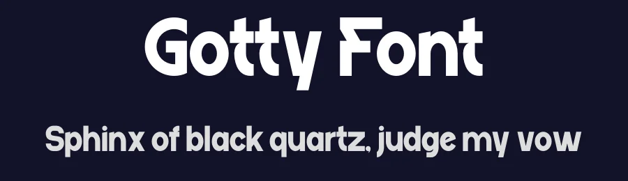 Gotty Font by Marvadesign — Sans Serif Font — thumbnail 2