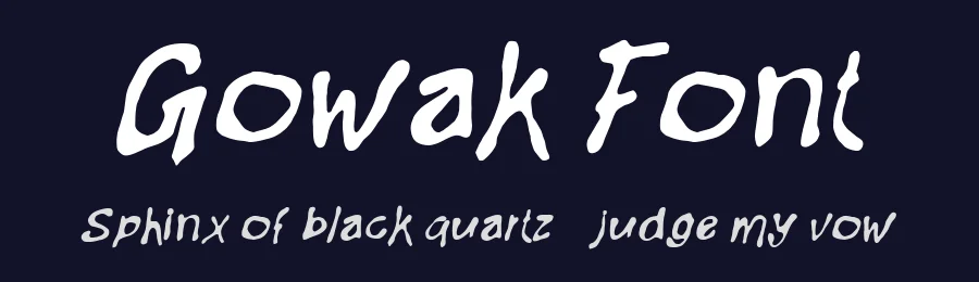 Gowak Font by enxyclo — Script Handwritten Font — thumbnail 2