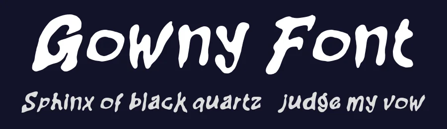 Gowny Font by enxyclo — Script Handwritten Font — thumbnail 2