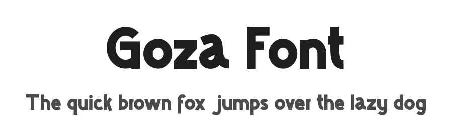 Goza Font by Display Studio — Display Font