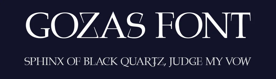 Gozas Font by Illushvara Design — Serif Font — thumbnail 2