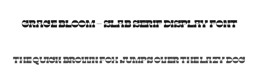 Grace Bloom – Slab Serif Display Font by timelesstype.co — Display Font