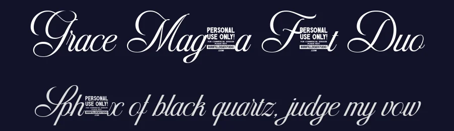 Grace Magona Font Duo by burntilldead — Script Handwritten Font — thumbnail 2
