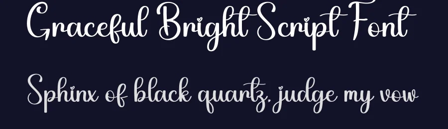Graceful Bright Script Font by creativeletter — Script Handwritten Font — thumbnail 2