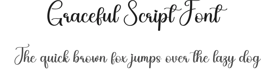 Graceful Script Font by andikastudio — Script Handwritten Font