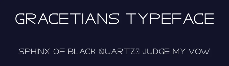 Gracetians Typeface by edricstudio — Sans Serif Font — thumbnail 2