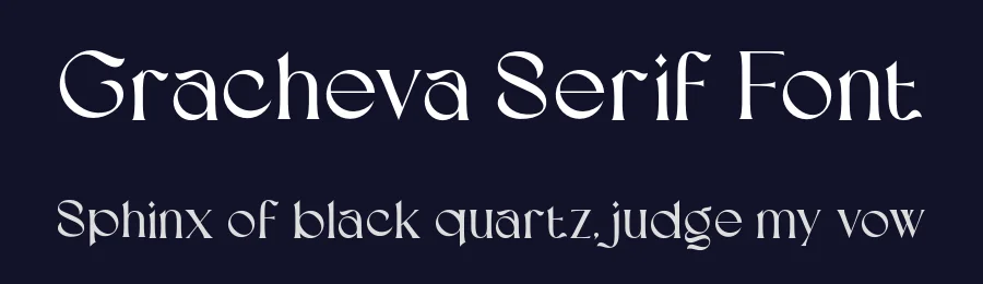 Gracheva Serif Font by Aluyeah Studio — Serif Font — thumbnail 2