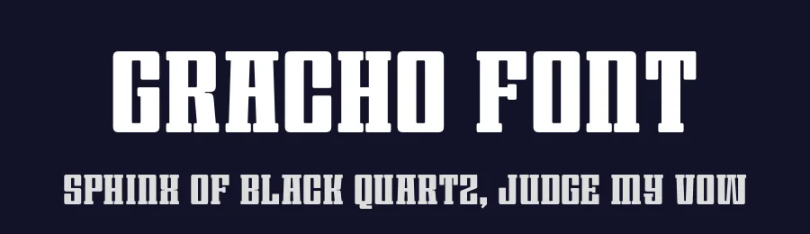 Gracho Font by Linecreative — Slab Serif Font — thumbnail 2
