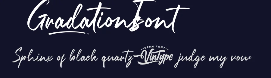 Gradations Font by VinType — Script Handwritten Font — thumbnail 2