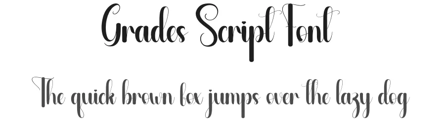 Grades Script Font by andikastudio — Script Handwritten Font