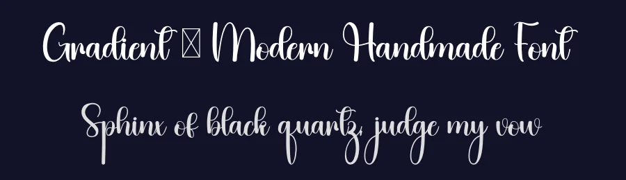 Gradient – Modern Handmade Font by inermediaSTUDIO — Script Handwritten Font — thumbnail 2