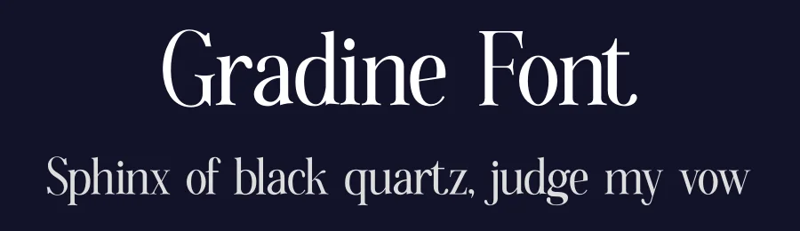 Gradine Font by Lettermine — Decorative Font — thumbnail 2