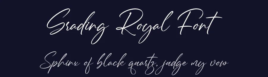 Grading Royal Font by grahatype — Script Handwritten Font — thumbnail 2