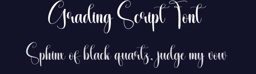 Grading Script Font by creativeletter — Script Handwritten Font — thumbnail 2