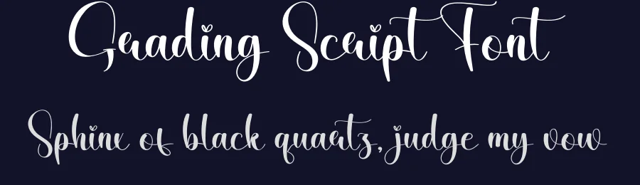 Grading Script Font by creativeletter — Script Handwritten Font — thumbnail 2