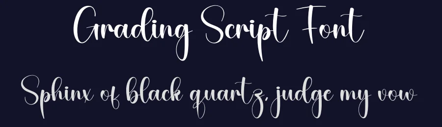 Grading Script Font by creativeletter — Script Handwritten Font — thumbnail 2