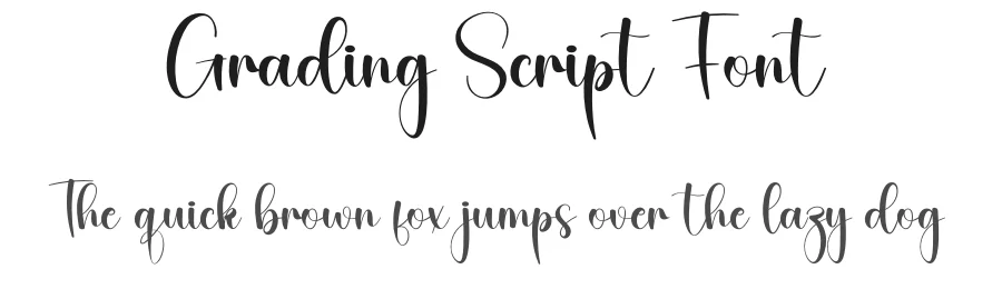 Grading Script Font by creativeletter — Script Handwritten Font