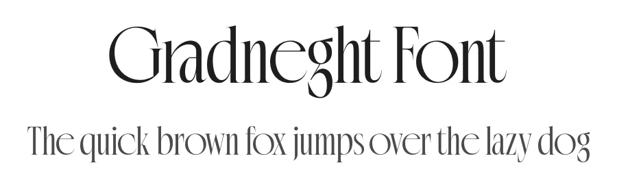 Gradneght Font by timelesstype.co — Serif Font
