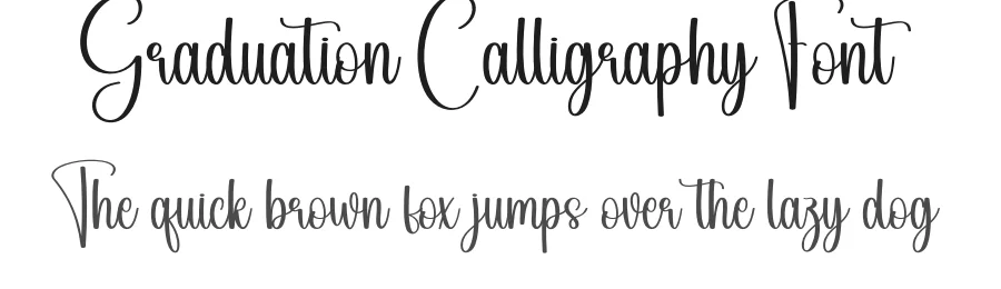 Graduation Calligraphy Font by andikastudio — Script Handwritten Font