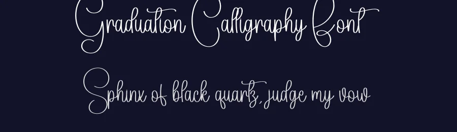 Graduation Calligraphy Font by creativeletter — Script Handwritten Font — thumbnail 2