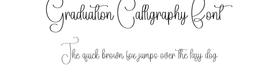 Graduation Calligraphy Font by creativeletter — Script Handwritten Font