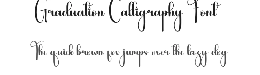 Graduation Calligraphy Font by andikastudio — Script Handwritten Font