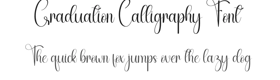 Graduation Calligraphy Font by andikastudio — Script Handwritten Font