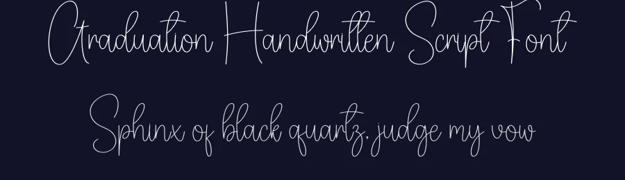 Graduation Handwritten Script Font by creativeletter — Script Handwritten Font — thumbnail 2