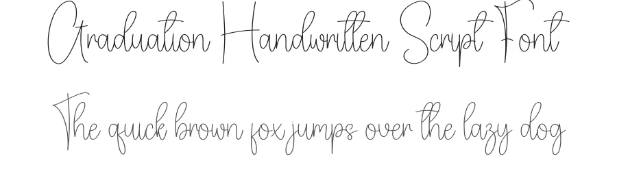 Graduation Handwritten Script Font by creativeletter — Script Handwritten Font