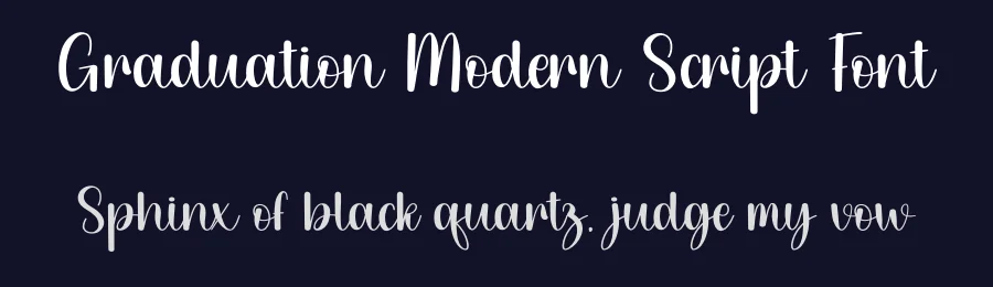 Graduation Modern Script Font by creativeletter — Script Handwritten Font — thumbnail 2