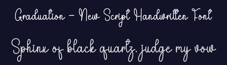 Graduation – New Script Handwritten Font by andikastudio — Script Handwritten Font — thumbnail 2