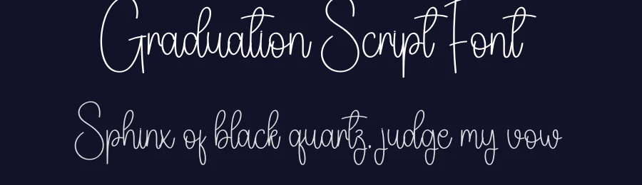 Graduation Script Font by creativeletter — Script Handwritten Font — thumbnail 2
