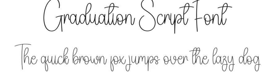 Graduation Script Font by creativeletter — Script Handwritten Font