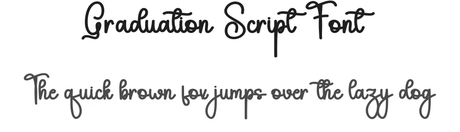 Graduation Script Font by andikastudio — Script Handwritten Font
