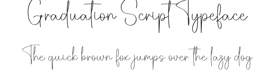 Graduation Script Typeface by creativeletter — Script Handwritten Font