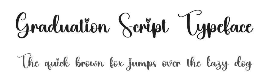 Graduation Script Typeface by creativeletter — Script Handwritten Font