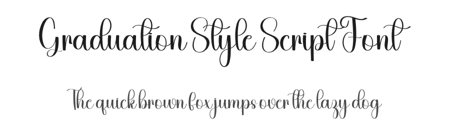 Graduation Style Script Font by freshtypeink — Script Handwritten Font