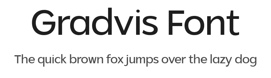 Gradvis Font by Heinzel Std. — Sans Serif Font