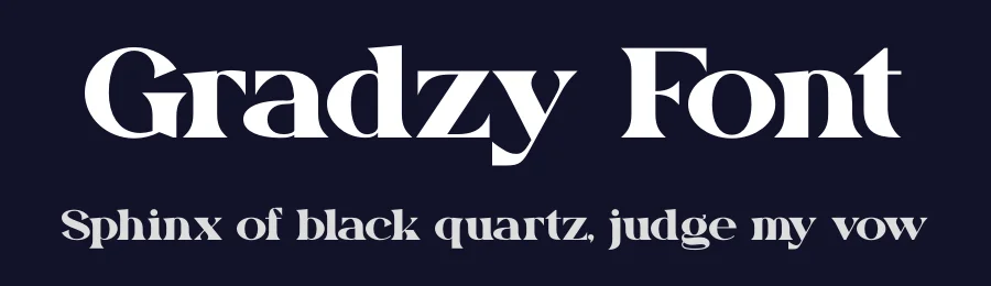 Gradzy Font by Denustudios — Serif Font — thumbnail 2