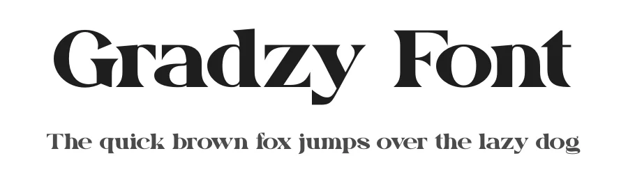Gradzy Font by Denustudios — Serif Font