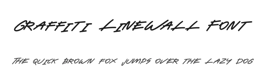 Graffiti LineWall Font by imamfathoni0 — Decorative Font
