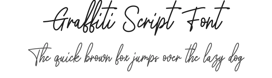 Graffiti Script Font by creativeletter — Script Handwritten Font