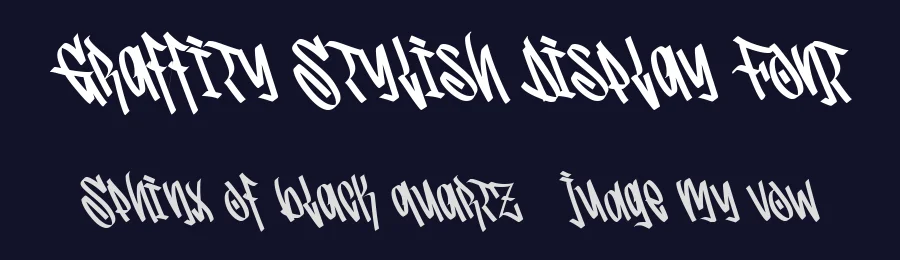 Graffity Stylish Display Font by Creatype Studio — Display Font — thumbnail 2