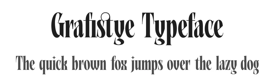 Grafistye Typeface by timelesstype.co — Display Font