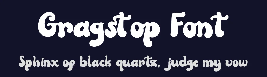 Gragstop Font by Denustudios — Display Font — thumbnail 2