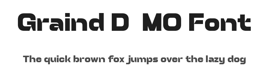 Graind DEMO Font by Ragamkata — Sans Serif Font